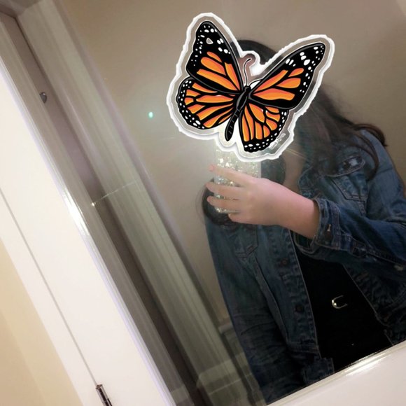 Hollister Cropped Denim Jacket Size M (fits Xs-S) - Picture 5 of 5